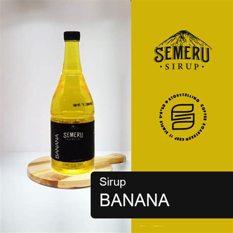 Jual SIRUP BANANA 1000 ML SEMERU SIRUP 1 LITER Jakarta