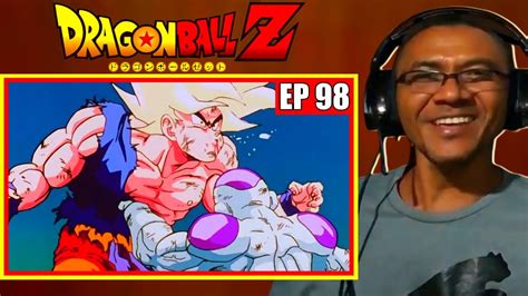 Goku Vs Freeza Pai Reagindo Dragon Ball Ep Youtube