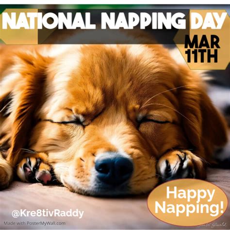 National Napping Day Template Postermywall