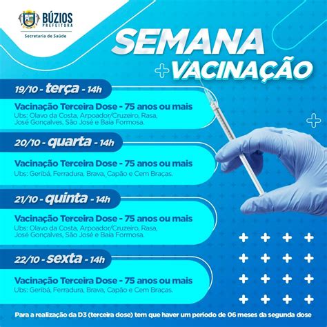 B Zios Inicia Nesta Ter A Feira Vacina O Da Terceira Dose Contra