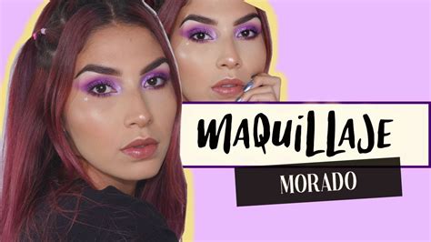 Smokey Eye Morado 💜 Maquillajedenoche Youtube