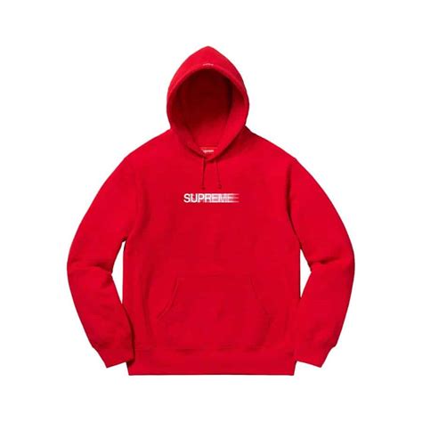 Supreme Motion Logo Hooded Sweatshirt Ss20 Red Cruizer