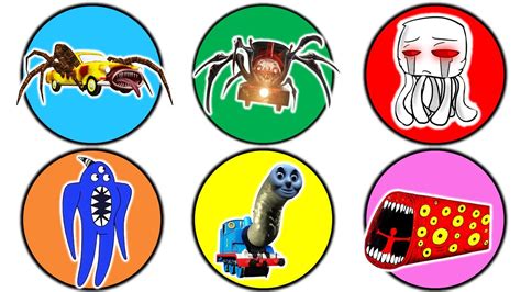 Spin Wheel Car Eater Choo Choo Charles Monster Ghast Nabnab Thomas