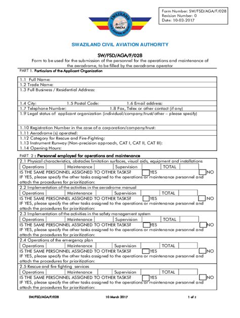 Fillable Online Form Number Sw Fsd Aga F Fax Email Print Pdffiller