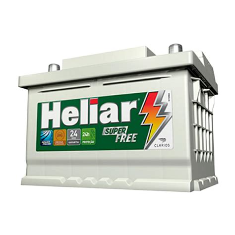 BATERIA AUTOMOTIVA HELIAR SUPER FREE HF52GD 24M CCA450 M50ED M50EX