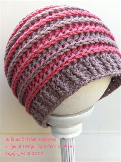 Ribbed Beanie Crochet Hat Pattern No Using Double Knitting Dk