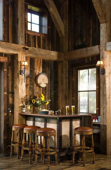 Awe Inspiring Rustic Home Bars For An Unforgettable Party