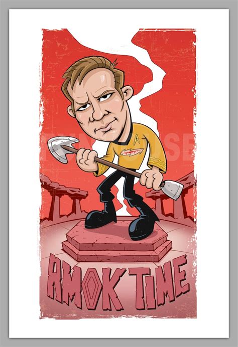 Star Trek Amok Time Kirk 12x18 Art Print | Etsy