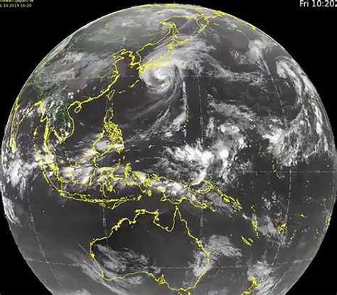 Typhoon Hagibis in pictures: Monstrous storm captured from space as it ...