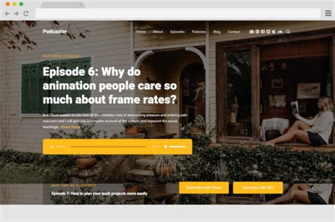 Best Podcast Website Templates Uicookies