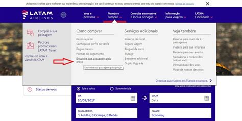 Encontre sua passagem barata Busca por preço de passagens LATAM Airlines