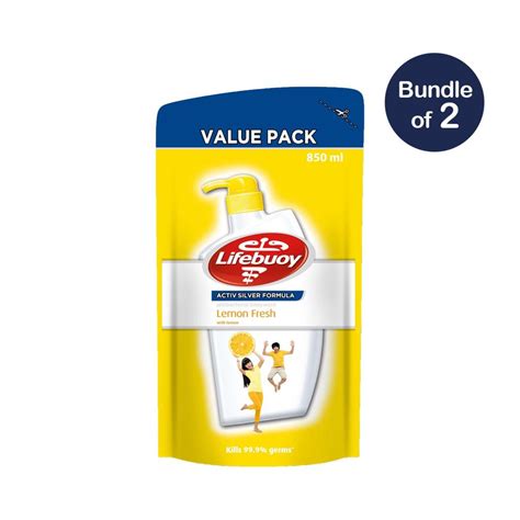 Lifebuoy Lemon Fresh Anti Bacterial Body Wash Refill X 2 Ntuc Fairprice