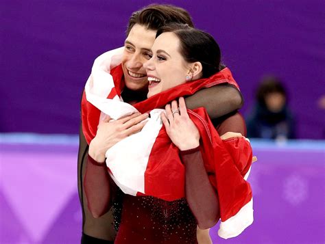 Tessa Virtue, Scott Moir Dodge Relationship Questions | Us Weekly