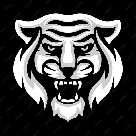 Premium Vector Modern Tiger Logo Tiger Head Mascot Design