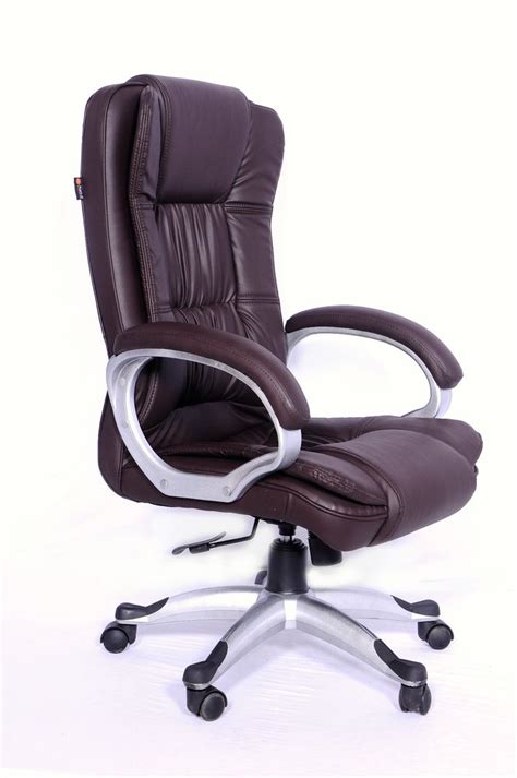 Brown Leatherette Adiko Adxn Executive Revolving Office Chair At Rs