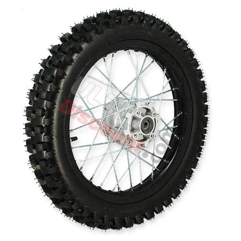 Roue Arrière 16 Noire pour Dirt Bike 90 100 16 Pieces Dirt Bike