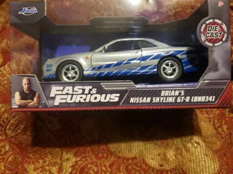 JADA 1 32 FAST And Furious Brian S Nissan Skyline GT R BNR34 EUR 39