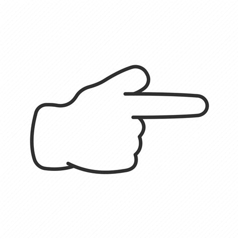 Finger, hand gesture, index finger, pointing, pointing finger, right pointing finger, emoji icon ...