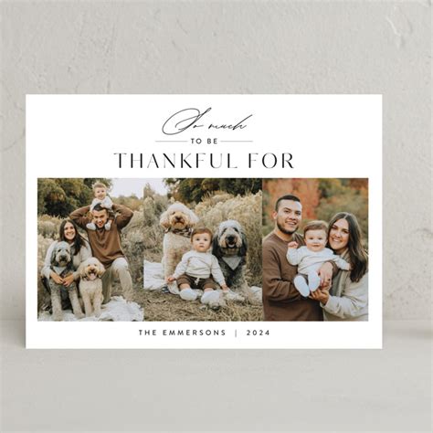 So Thankful Trio Thanksgiving Cards By Nicoletta Savod Minted