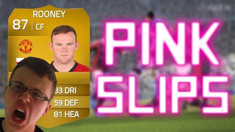 Fifa Pink Slips Wayne Rooney Youtube