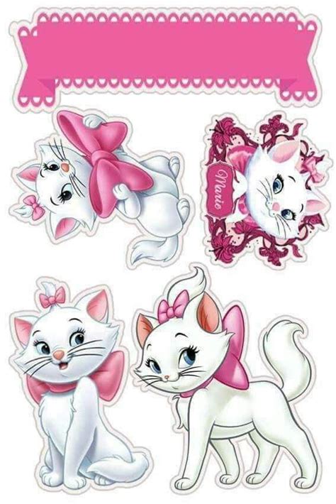 Pin By Neguinha On Gata Marie Cat Cake Topper Birthday Cake Topper