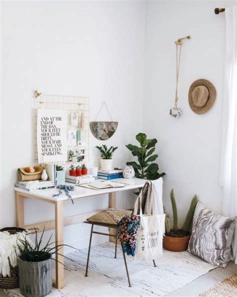 25 Trendy Boho Home Office Decor Ideas - Shelterness