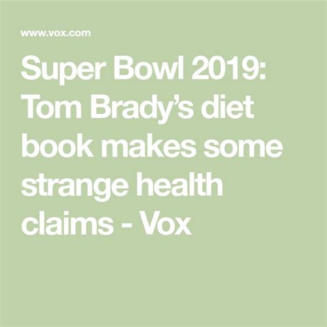 tom brady diet book - hatchcruises