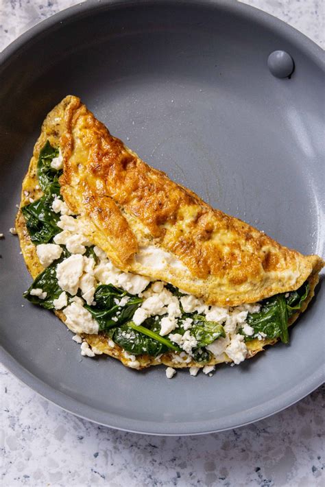 15 Minute Spinach And Feta Omelet Megan Vs Kitchen