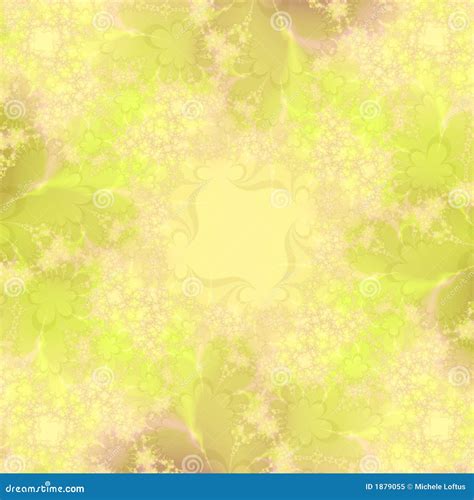 Yellow Floral Abstract Background Design Template Royalty Free Stock ...