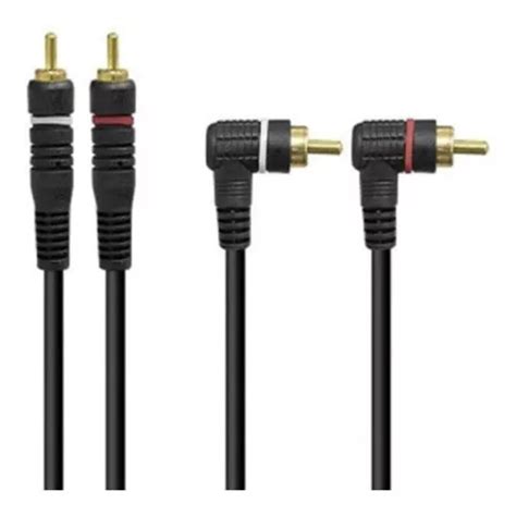 Cable de audio Rca Kx3 2 Rca Male máximo 4 mm para sonido automotriz