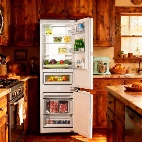 Ca’Lefort 22 In. 9.71 Cu. Ft. Built-in Panel Ready Bottom Freezer Fridge In White Counter Depth