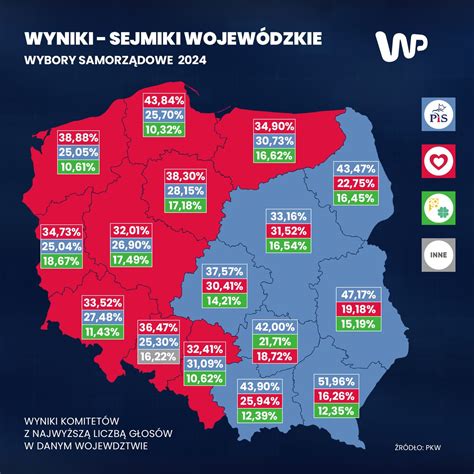 Wybory Samorządowe 2024 Wyniki Do Sejmików Wojewódzkich