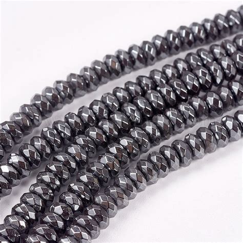 Wholesale Non Magnetic Synthetic Hematite Beads Strands Pandahall