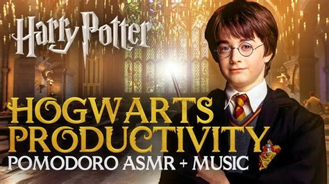 Harry Potter STUDY SESSION STAY FOCUSED Pomodoro ASMR Music