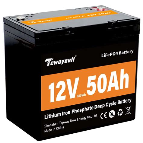 12v 50ah Lifepo4 Lithium Ion Battery Topway Official Website