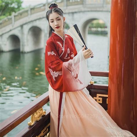 Ropa Tradicional China Antigua Hanfu Mujeres Chica Grandado