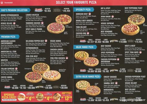 Selalu Diperbarui Menu Domino S Pizza Pluit