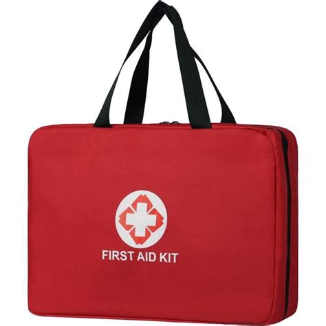 Sac Trousse de Secours Urgence Premiers Soins Vide Boîte Médical Grande