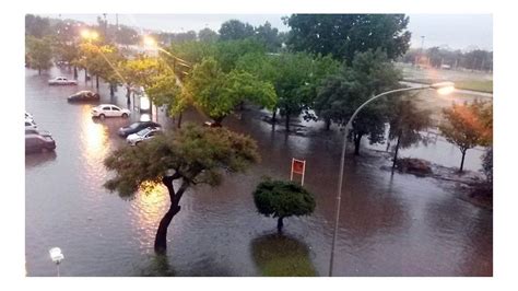 Mirá las imágenes y los videos del fuerte temporal que azotó a la