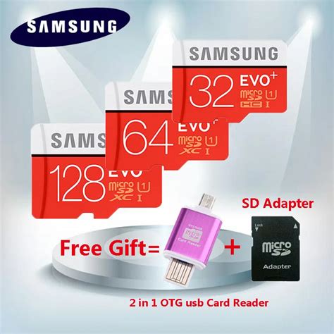 Samsung Evo Plus Microsd Memory Card Gb Class Flash Tf Card Micro