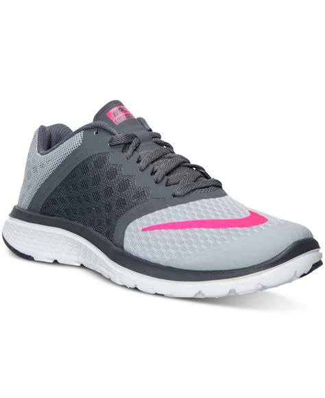 Nike Women's Fs Lite Run 3 Running Sneakers From Finish Line in Gray | Lyst