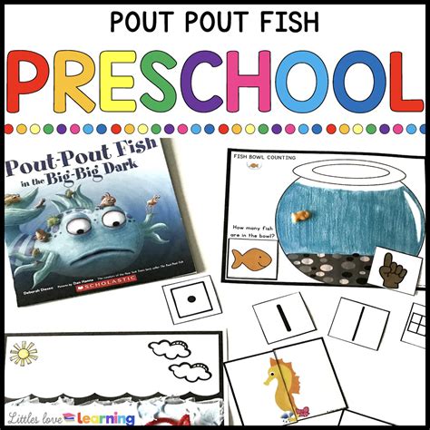 Pout Pout Fish Activities Ocean Theme For Preschool And Pre K