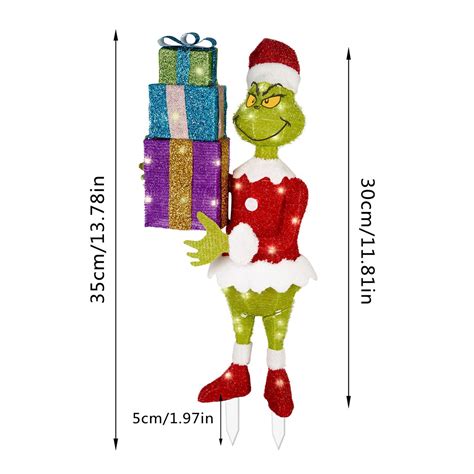 Podplug The Grinch Christmas Decor Grinch Christmas Decorations 1pcs Yard Signs With Stakes