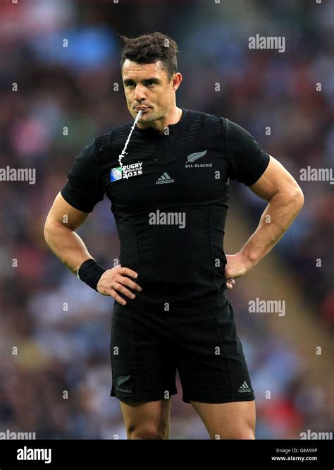 New Zealand's Dan Carter during the Rugby World Cup match at Wembley Stadium, London Stock Photo ...