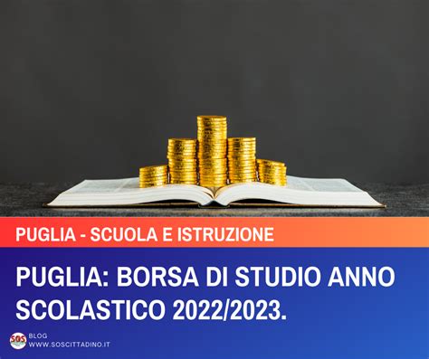 Puglia Borsa Di Studio Anno Scolastico Soscittadino It