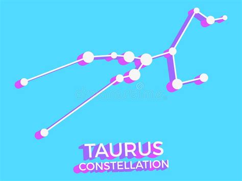 Constelaci N Del Tauro Cielo Nocturno Estrellado Racimo De Estrellas Y