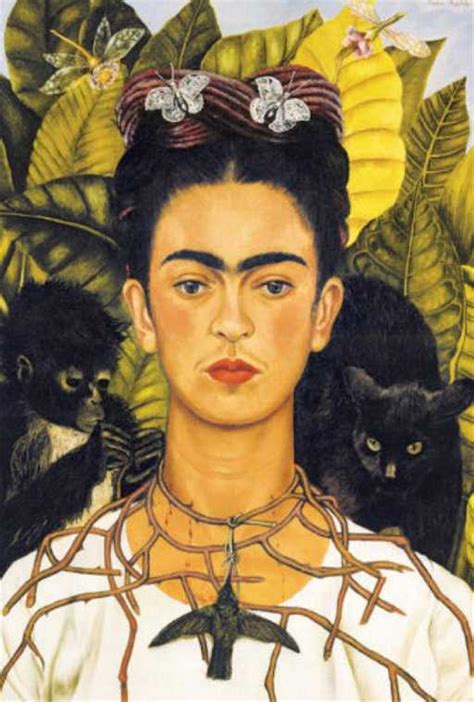 FRIDA KAHLO - SELF PORTRAIT - offset lithograph 24x36