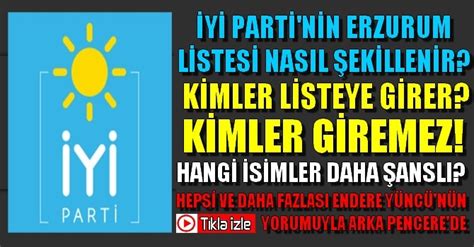 Y Part N N Erzurum L Stes Nasil Ek Llen R K Mler L Steye G Rer