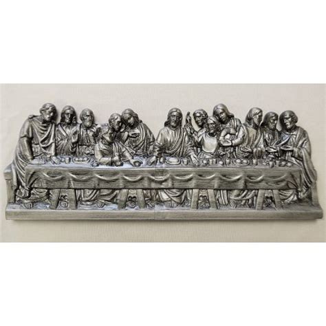 Last Supper Plaque Silver Tiedemann Bevs