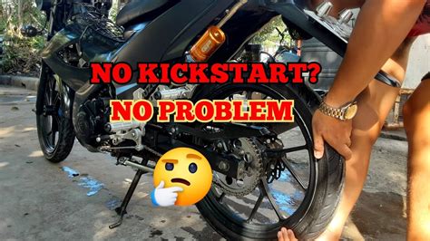 Paano Paandarin Ang Motor Ng Walang Kickstart At Push Start Youtube